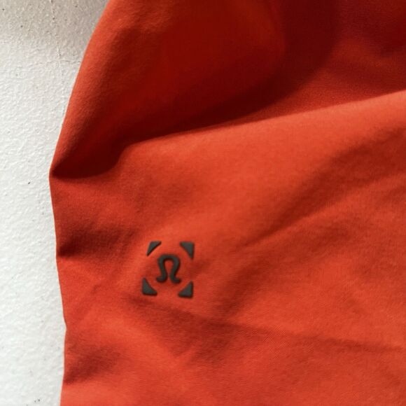 Lululemon T. H. E. Short 9" linerless shorts mens Sz S orange active str… - Picture 4 of 5